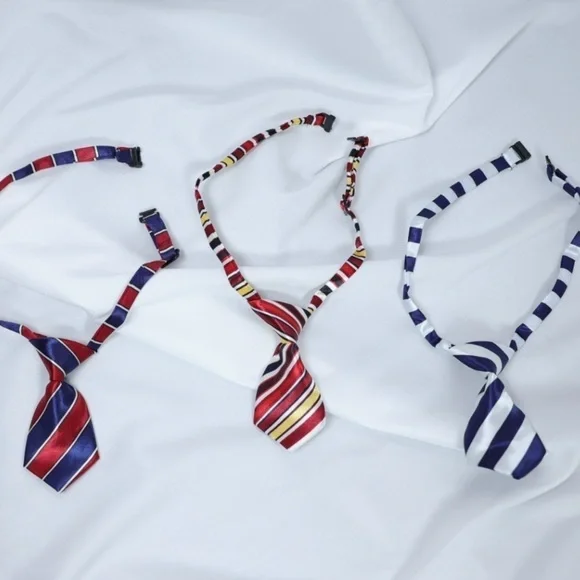 🅽🅴🆆 striped adjustable dog tie cat pet tie, funny pet ties dog cat clothes - Picture 3 of 11